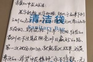 申花在清潔袋上寄語球迷：望申花精神永不停歇，無論前路繼續(xù)前行