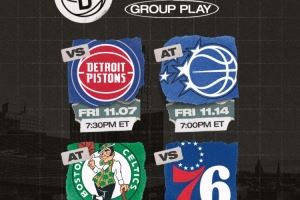 籃網(wǎng)曬NBA杯賽程：11月將先后對陣活塞、魔術(shù)、凱爾特人、76人
