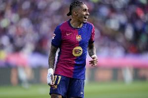 每體：拉菲尼亞正爭取盡快復出，巴薩希望他國家德比前完全康復