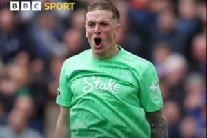 加盟埃弗頓以來，皮克福德在英超共900次撲救同期最高