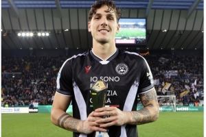 打進(jìn)制勝球！扎尼奧洛當(dāng)選烏迪內(nèi)斯vs亞特蘭大全場(chǎng)比賽最佳球員