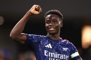 予取予求！職業(yè)生涯首次，薩卡單場比賽貢獻(xiàn)5次中目標(biāo)的射門