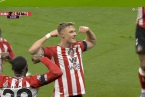 巴拉德是本賽季英超攻破槍手第4人 比肩索博、哈蘭德、沃爾特馬德