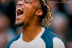 送出助攻，熱刺官方：20歲奧多貝爾當(dāng)選2-2曼聯(lián)隊(duì)內(nèi)最佳球員