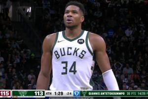 要命了！字母哥兩罰不中 申京回頭又迎著他拋投