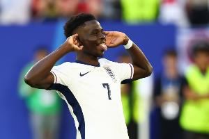 薩卡談凌空破門：這腳射門很精彩，在我的國家隊進(jìn)球中排名前二