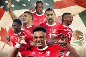 連續(xù)6屆晉級(jí)世界杯，瑞士隊(duì)官方發(fā)文慶祝