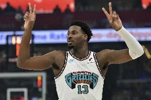 場均17.9分5.3板！灰熊迎戰(zhàn)掘金 缺陣2場的小賈倫·杰克遜復(fù)出